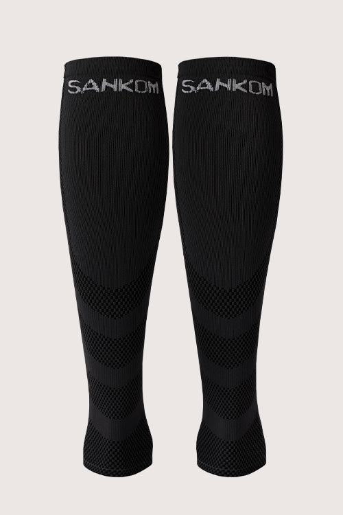 SANKOM PATENT ACTIVE COMPRESSION CALF SLEEVES - BLACK