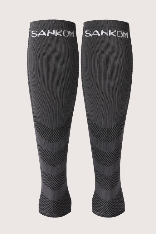 SANKOM PATENT ACTIVE COMPRESSION CALF SLEEVES - GREY